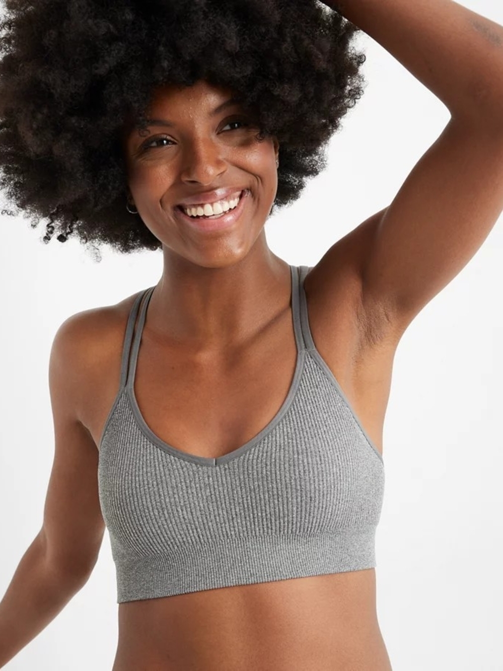 Aerie Ribbed Seamless Strappy Bralette